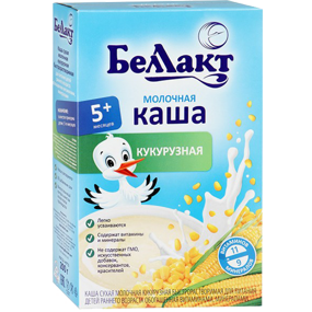Молочная кукурузная каша с витаминами и минералами